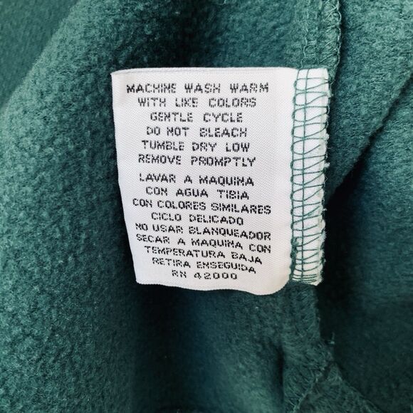 VTG Nature Birds Sweatshirt  XL* Forest Green Embroidered Cardinals Christmas - Picture 8 of 8